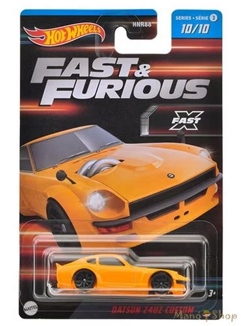 Hot Wheels Fast Furious Datsun Z Custom Man Shop