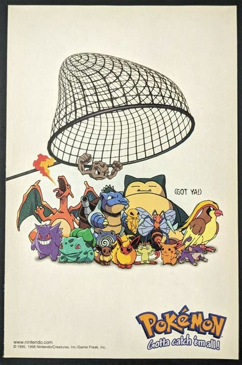 Original Pokemon Poster