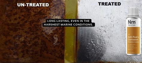 Nanotech Products Pty Ltd Nano coating to prevent rust on metal surfaces.