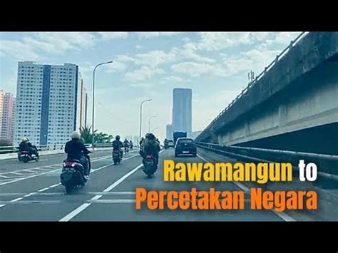 Rawamangun East Jakarta To Percetakan Negara Central Jakarta Via