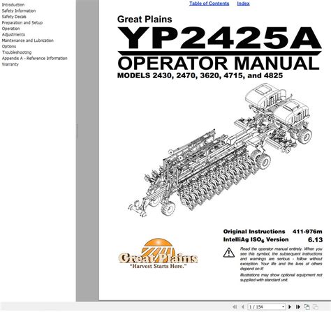 Great Plains Yp A Models To Operator Manual Auto Repair