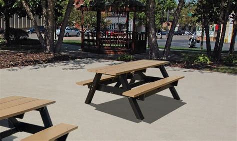 Traditional Recycled Plastic Picnic Tables TPT-76 - - Picnic Tables by TreeTop Products