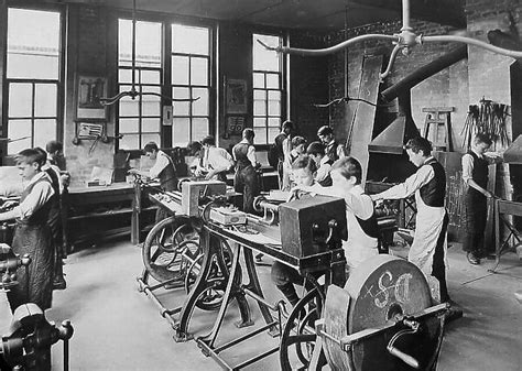 Metal Working Class In School In The 1920s Our Beautiful Wall Art And Photo Ts Include Framed