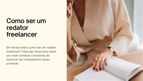 Como Ser Um Redator Freelancer Portfolio Escrita E Muito Mais