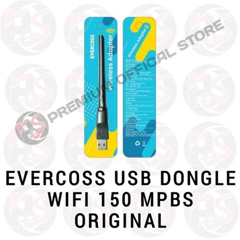 Jual Evercoss Usb Dongle Wifi 150 Mpbs Wireless Adapter Receiver