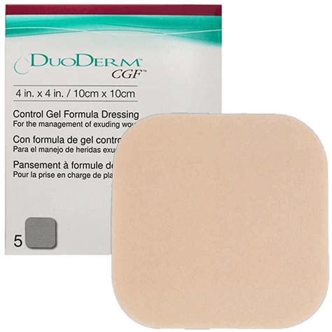 DUODERM CGF - Хидроколоидна залепваща превръзка - novabiomedica
