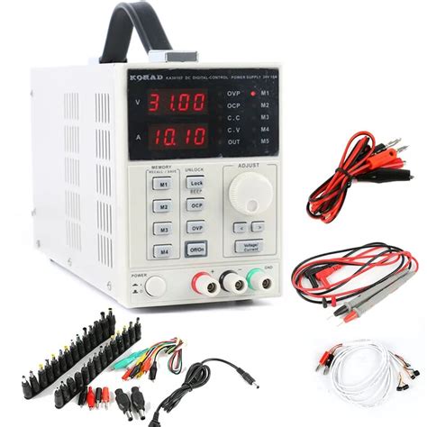 KORAD KA3010P 30V, 10A DC Linear Power Supply Digital Regulated Lab ...