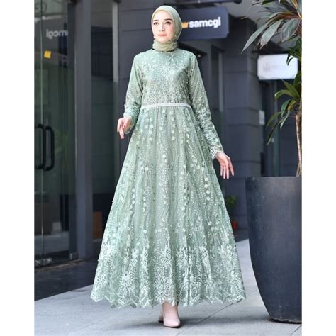 Jual Gamis Aleeta Bordirgamis Pesta Mewahgamis Kondangan Jumbogamis