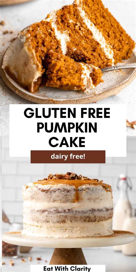 Gluten Free Pumpkin Cake - Eat With Clarity