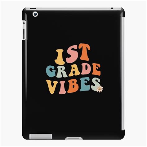 Funda Y Vinilo Para IPad Regreso A La Escuela Vibraciones De Primer