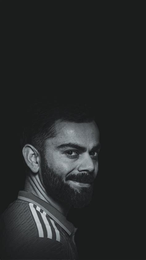 Virat Kohli Black and White HD Wallpapers