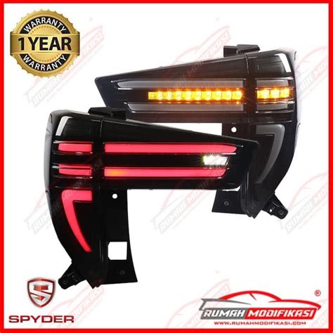 Stoplamp Toyota Innova Reborn On Red Smoke Trunklid V