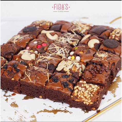 Jual Brownies Skat Fudgy Fida S Shopee Indonesia