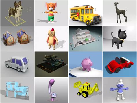 Top 25 Cartoon 3d Models For Rendering Most Recent 2022 Open3dmodel