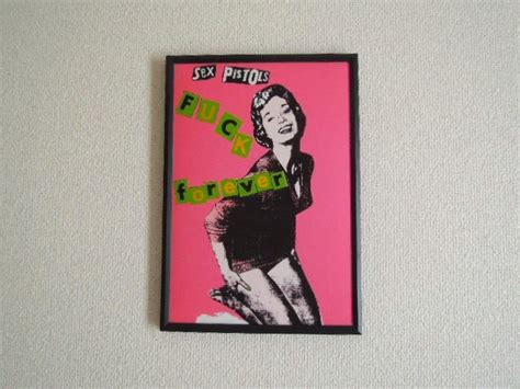 Yahoo オークション A4 額付き ポスター Sex Pistols セックスピスト