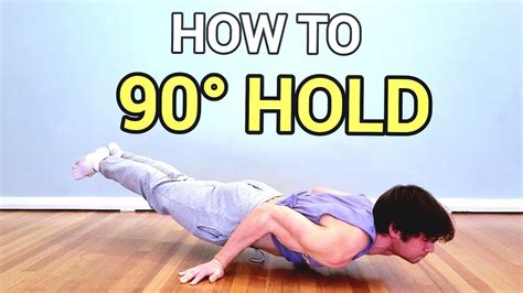 HOW TO 90 DEGREE HOLD Calisthenics Tutorial YouTube