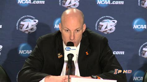 Illinois Basketball NCAA 3rd Round Postgame Presser 3 24 13 YouTube