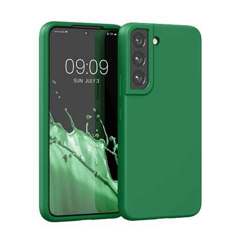 Liquid Silicone Samsung S22 Case Green Caseface