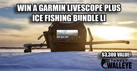 Win a Garmin LiveScope Plus Ice Fishing Bundle LI! $3300 Value {02/12/2024} US : r/WalleyeFishing