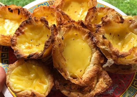 Resep Egg Tart Portuguese Egg Tart Super Simple No Mixer Oleh Coet