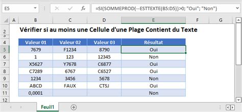 Ntroduire 67 Imagen Formule Excel Si Cellule Contient Texte Alors Fr