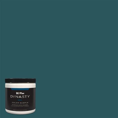 Reviews For BEHR DYNASTY 8 Oz MQ6 01 Ocean Abyss One Coat Hide Satin