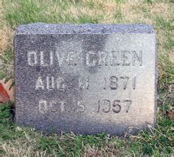 Olive Ollie Reveal Green M Morial Find A Grave