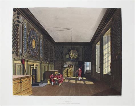 Original Single Hand Coloured Aquatint From The History Of The Royal