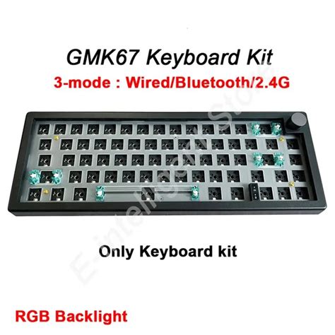 GMK67 GMK87 Kit Swappable Mechanical Keyboard Bluetooth 24G Wireless ...