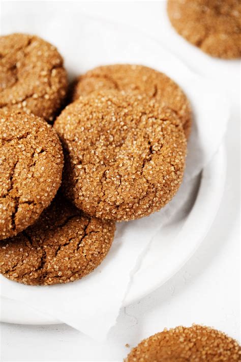 Vegan Molasses Ginger Cookies The Full Helping