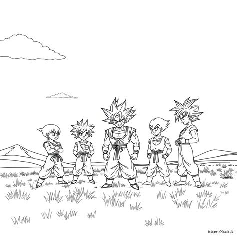 Dragon Ball Z Desenhos Para Colorir Em Pdf