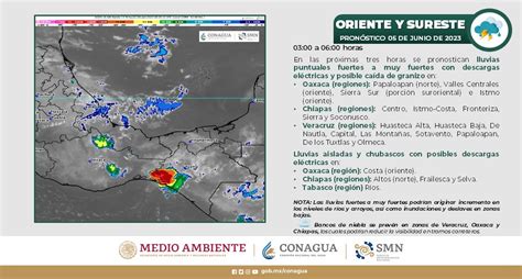 Conagua Clima On Twitter Pron Stico Para El Oriente Y Sureste Del