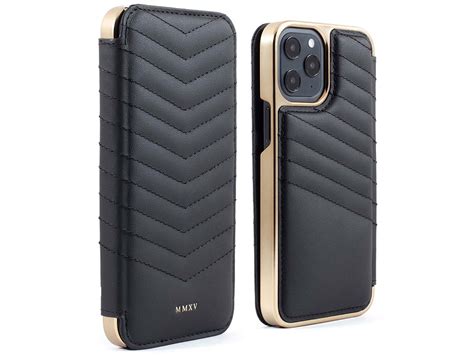 Greenwich Portland Luxe Iphone Pro Max Hoes Leer Blk