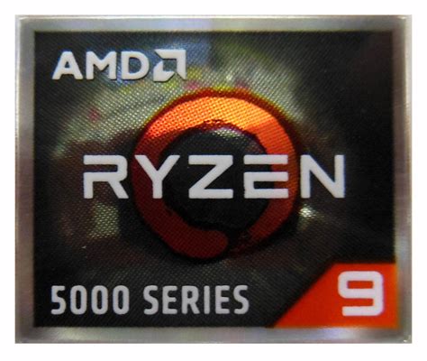 Amd Ryzen Series Sticker X Mm Case Badge Logo Label Ebay