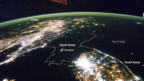 North and South Korea from space: International Space Station video ...