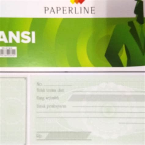 Jual Buku Kwitansi Paperline Ukuran Besar Shopee Indonesia