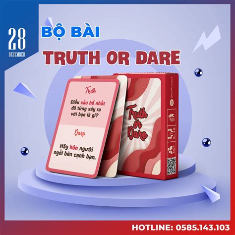 Bộ Bài Truth or Dare Nói Hay Làm Việt Hóa Drinking Card Game Bộ Bài Bạn Bè Hot Trend Đi Nhậu