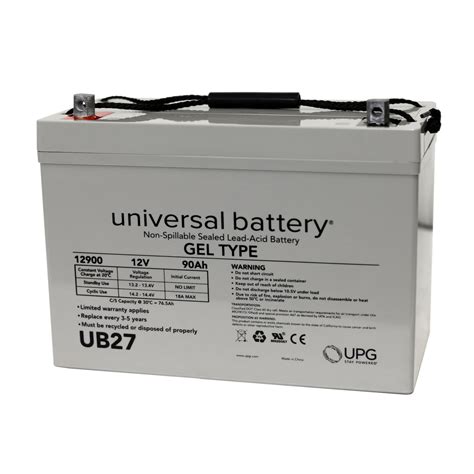 Universal UB27 12v Deep Cycle Gel Marine RV Battery