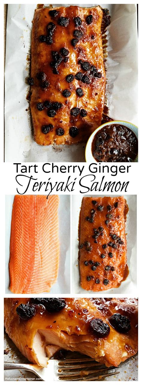 Tart Cherry Ginger Teriyaki Salmon Recipe - Reluctant Entertainer