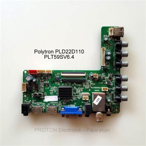 Jual Mainboard LED TV Polytron PLD 22D110 22D110J PLD22D110 Mobo