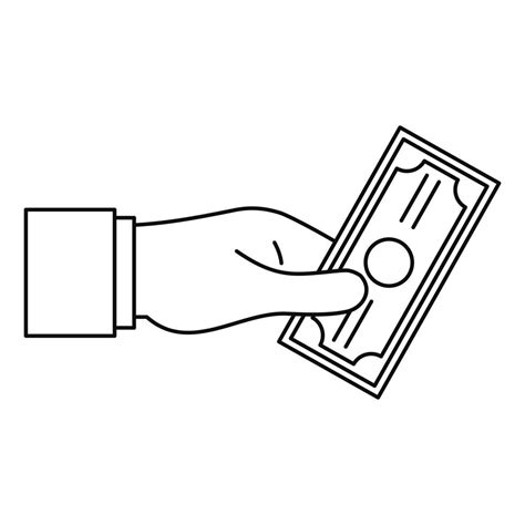 Bribery Give Money Icon Outline Style Vector Art At Vecteezy