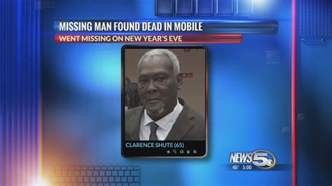 Body Of Missing 65 Year Old Man Found In Mobile Youtube