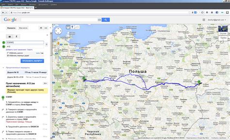 Создание карты маршрута на примере GoogleMaps / Советы автотуристам ...