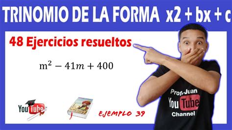 Trinomio de la forma x2 bx c CON NÚMEROS GRANDES 48 ejercicios