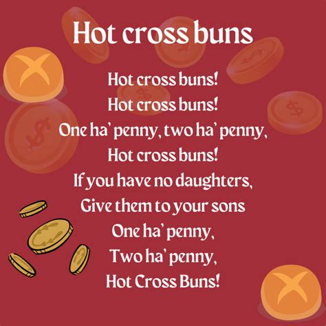 Hot Cross Buns Printable Lyrics Origins And Video