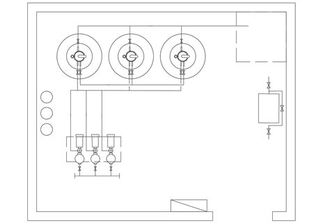 Plan Of Machine Room Dwg File Free Cadbull