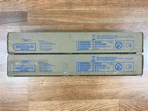 Set Of 2 Oem Konica Tn516 Black Toner Bizhub 458e558e658e Same Day