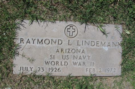 Raymond L Lindemann Find A Grave Memorial