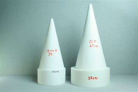 Extra Large Styrofoam Cones Eps Styrofoam Cone Shaped Foam Etsy