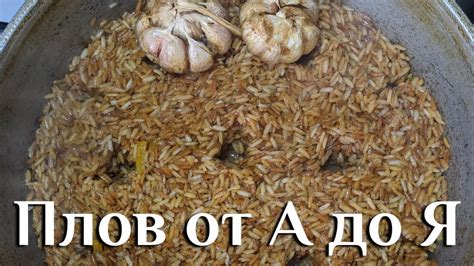 Плов от А до Я из УЗГЕНСКОГО РИСА, разновидности ДЕВЗИРЫ, из риса ...